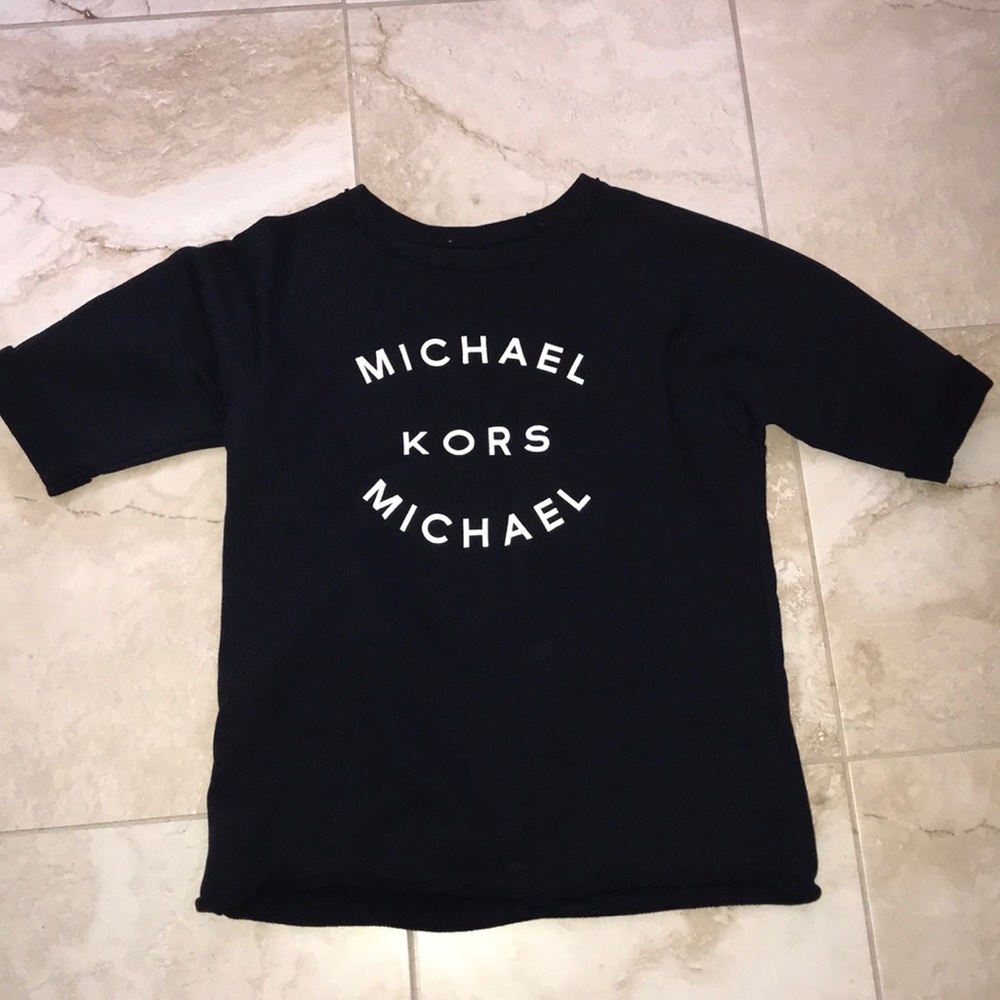Michael Kors sweat top  short sleeve Small